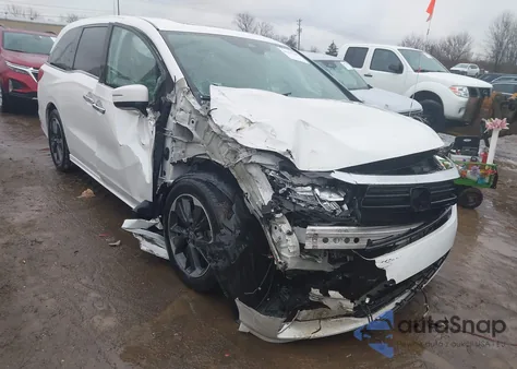 2023 Honda Odyssey Elite from USA, damaged, VIN 5FNRL6H93PB027631